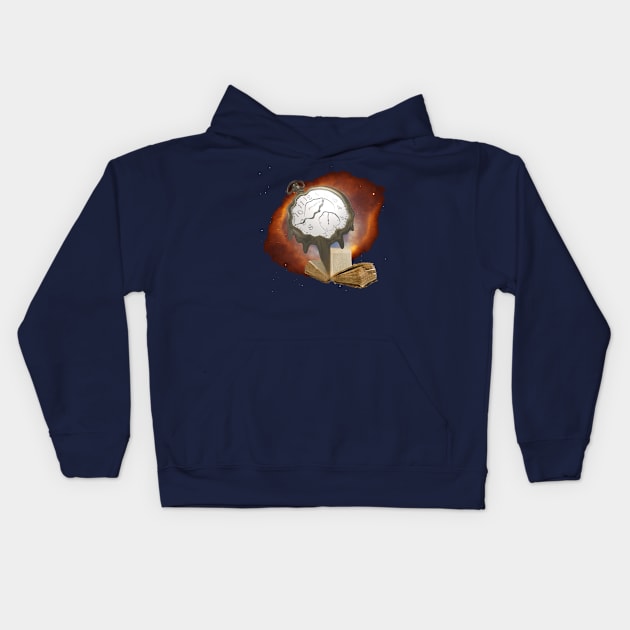 Time Melting into History Kids Hoodie by BlaineC2040